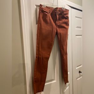 Articles of Society rust colored denim soft skinny 32
